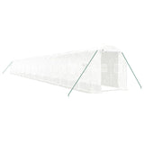 VidaXL TUINKAS with steel frame 40 m² 20x2x2 m white