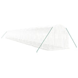 VidaXL TUINKAS with steel frame 40 m² 20x2x2 m white
