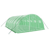 Vidaxl Tuinkas con marco de acero 24 m² 6x4x2 m verde