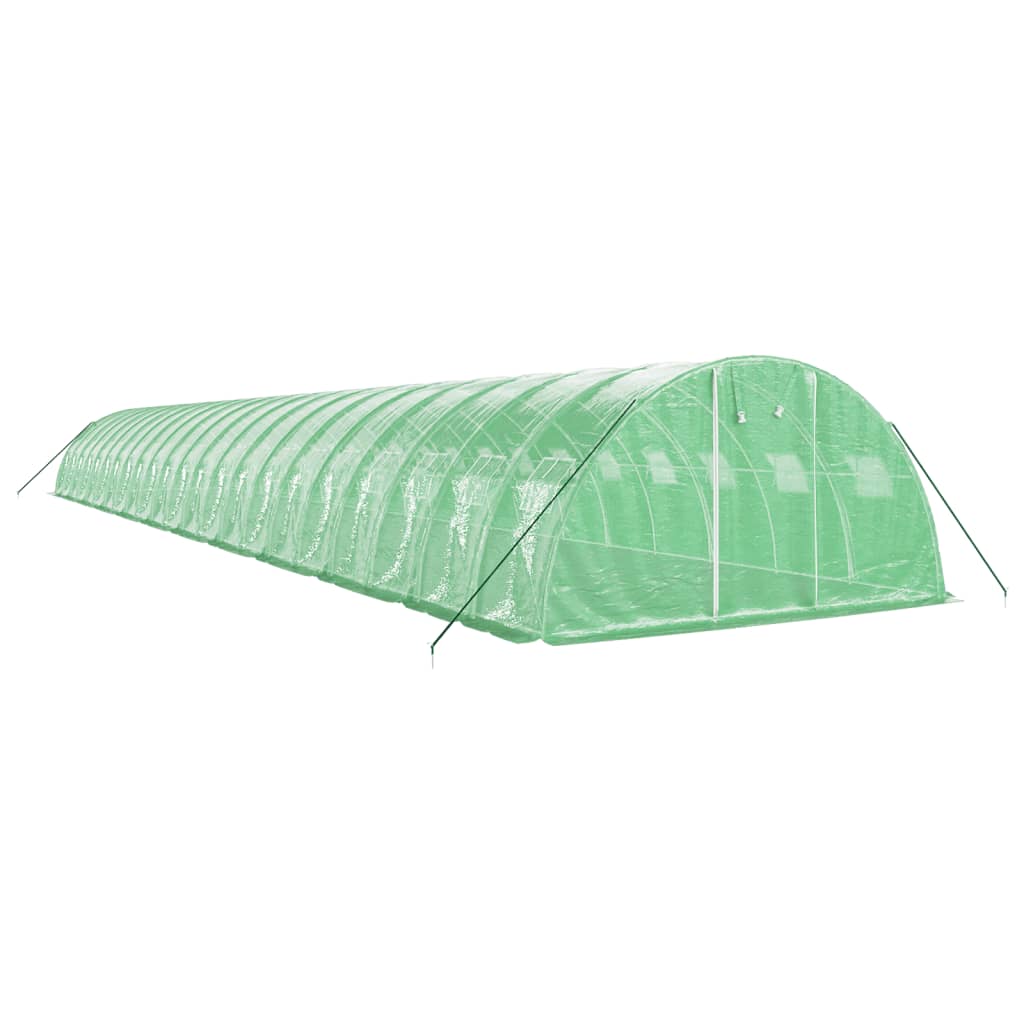 Vidaxl Tuinkas with steel frame 88 m² 22x4x2 m green