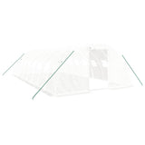 VidaXL TUINKAS with steel frame 32 m² 8x4x2 m white
