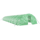 VidaXL TUINKAS with steel frame 100 m² 20x5x2.3 m green