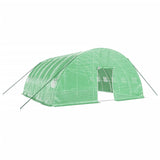 VidaXL TUINKAS with steel frame 36 m² 6x6x2.85 m green