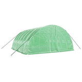 VidaXL TUINKAS with steel frame 36 m² 6x6x2.85 m green
