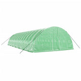 VidaXL TUINKAS with steel frame 84 m² 14x6x2.85 m green