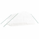 Vidaxl Tuinkas con marco de acero 24 m² 6x4x2.85 m blanco