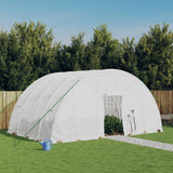 Vidaxl Tuinkas con marco de acero 24 m² 6x4x2.85 m blanco