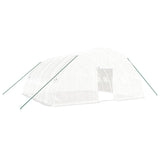 VidaXL TUINKAS with steel frame 36 m² 6x6x2.85 m white