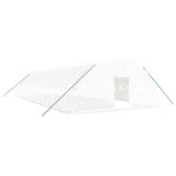 VidaXL TUINKAS with steel frame 84 m² 14x6x2.85 m white