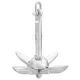 VidaXL anchor foldable 0.7 kg of thermally galvanized cast iron silver
