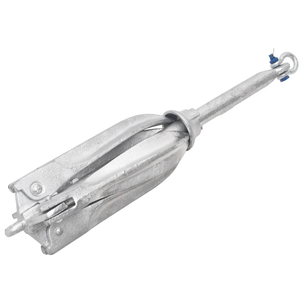 Anchor Vidaxl plegamiento de 12 kg de plata galvanizada térmicamente