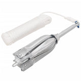 Ancla de Vidaxl con una cuerda plegable de 10 kg de hierro fundido galvanizado térmicamente