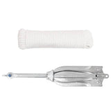VIDAXL -Anker mit Seil faltbar 12 kg thermisch verzinktes Gusseisen
