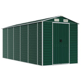 Vidaxl Garden Shed 191x470x198 cm galwanizowany stalowy zielony