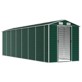 Vidaxl Garden Shed 191x640x198 cm pocinkano jekleno zeleno