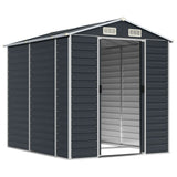 Vidaxl Garden Shed 191x215x198 cm ocynkowana stalowa antracyt -