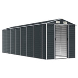Vidaxl Garden Shed 191x640x198 cm ocynkowana stalowa antracyt -