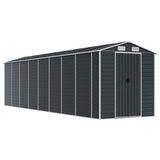 Vidaxl Garden Shed 191x725x198 cm Antracite in acciaio zincato