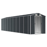 Vidaxl Garden Shed 191x810x198 cm verzinkter Stahl -Anthrazit -Verschärfen