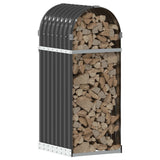 Vidaxl Brennholz Aufbewahrung 40x45x100 cm verzinkter Stahl -Anthrazit