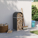 Vidaxl Brennholz Aufbewahrung 40x45x100 cm verzinkter Stahl -Anthrazit