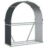 VIDAXL -Brennholzspeicher 120x45x140 cm verzinkter Stahl -Anthrazit