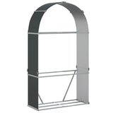 VIDAXL -Brennholzspeicher 120x45x210 cm verzinkter Stahl -Anthrazit