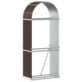 Vidaxl Storage za skladiščenje 80x45x190 cm pocinkano jekleno rjavo