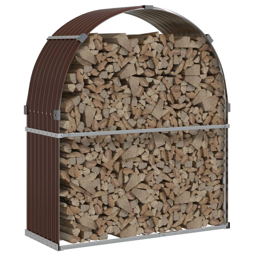 Vidaxl Storage za prireditve 120x45x140 cm pocinkano jekleno rjavo