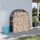 Vidaxl Storage za prireditve 120x45x140 cm pocinkano jekleno rjavo