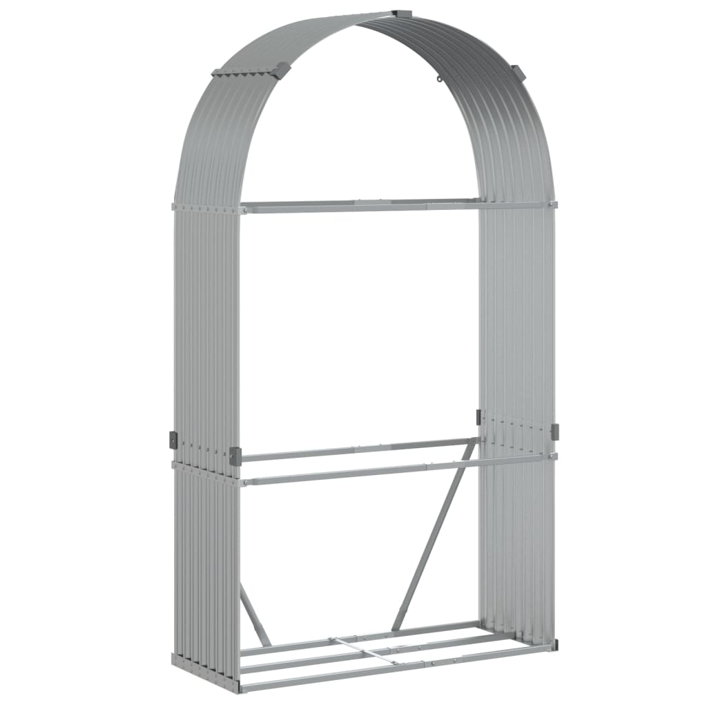 Vidaxl Storage za prireditve 120x45x210 cm pocinkano jekleno srebrno barvo