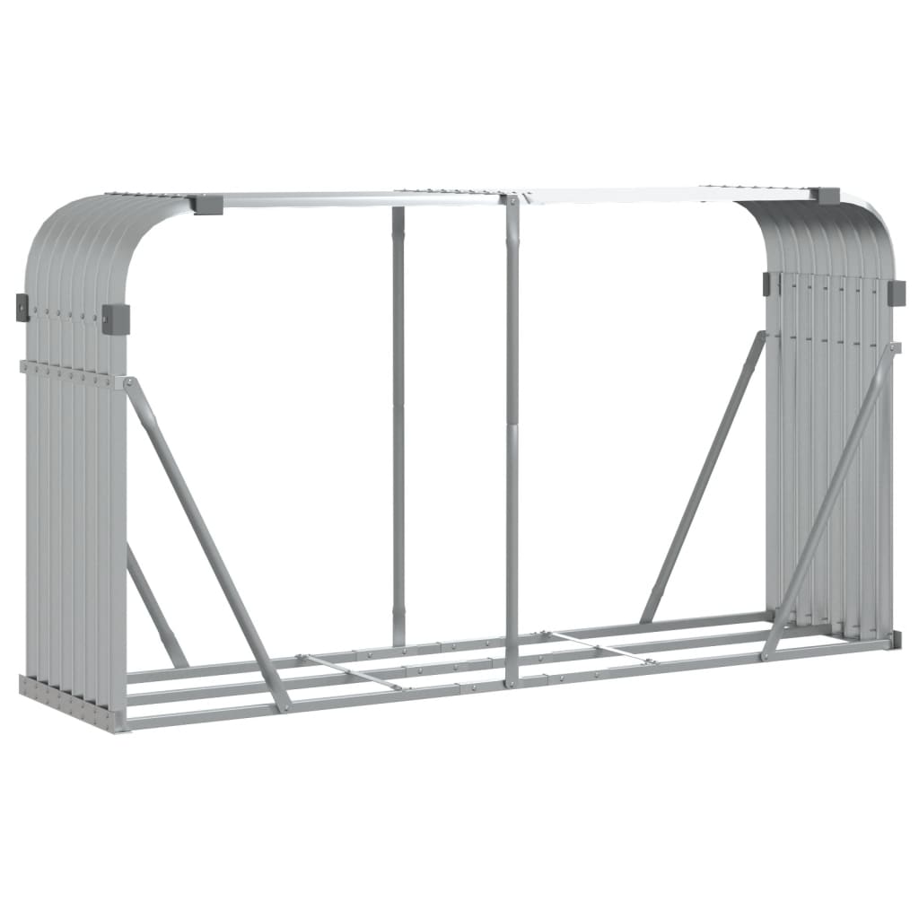 Vidaxl Storage za prireditve 180x45x100 cm pocinkano jekleno srebrno barvo