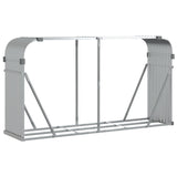 Vidaxl Storage za prireditve 180x45x100 cm pocinkano jekleno srebrno barvo