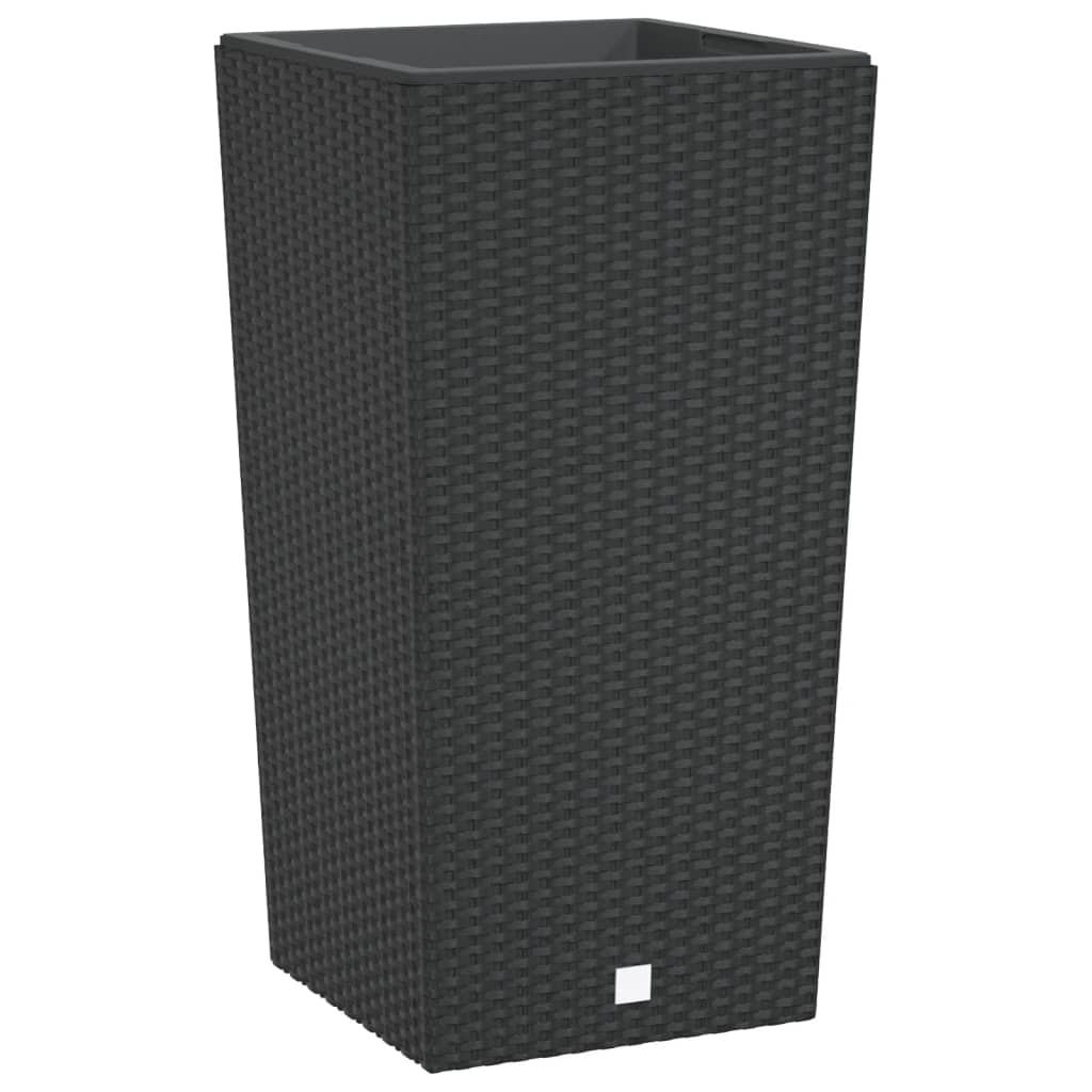 Vidaxl Planner with removable Bak Rattan Look 21 49 L PP Anthracite