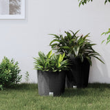 Plantador Vidaxl Bak Rattan Bak Bak Look 15 15.3 L PP Antracita