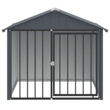 Vidaxl Dog Loft con tetto 117x103x102 cm in acciaio zincato