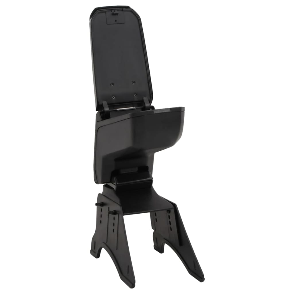 VIDAXL LEKREST Universal 14x30x (32-48,5) CM ABS Black