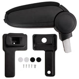 Vidaxl Armrest 14.5x32x (27-46) CM ABS Black