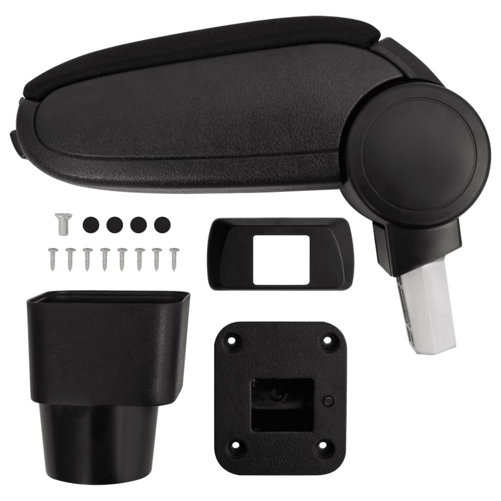 Vidaxl Armrest 13x31x (30.5-48) CM Black