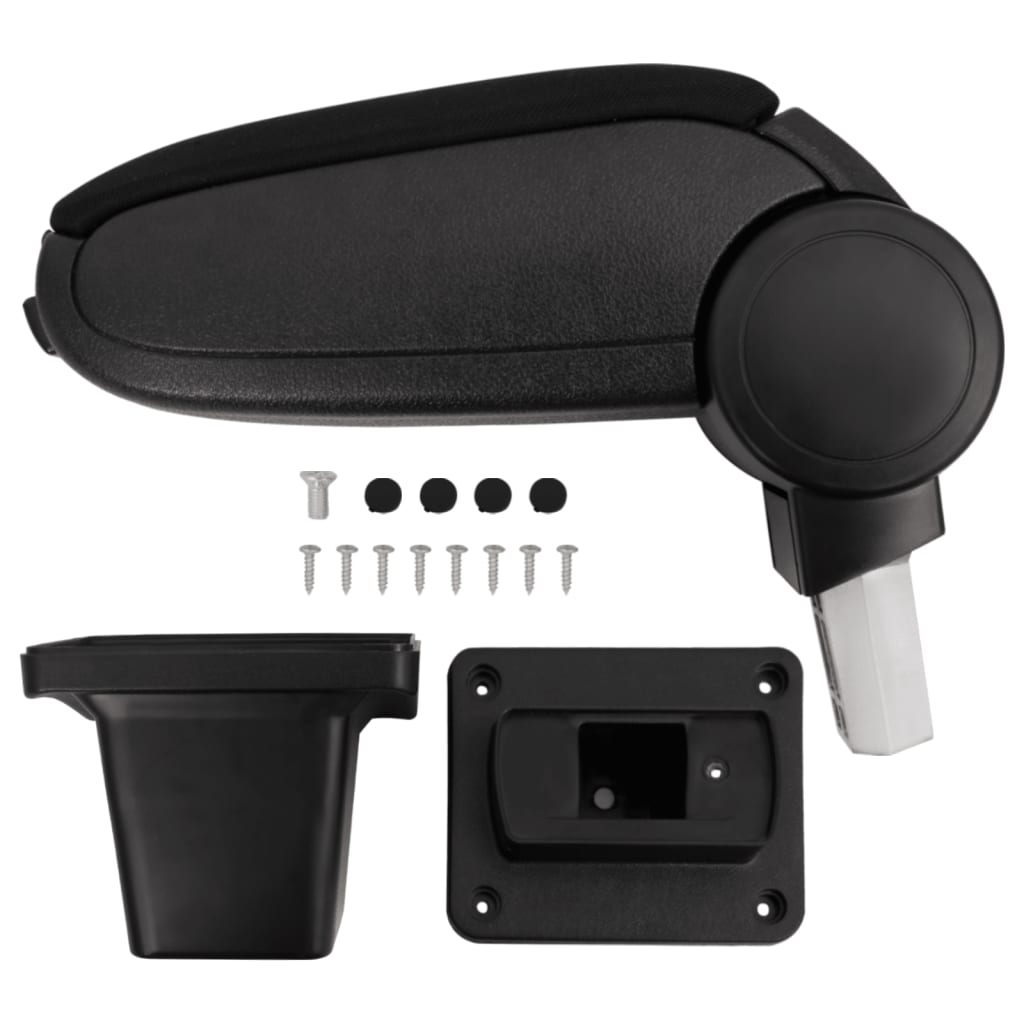 Vidaxl Armrest 14x33x (32-48.5) CM ABS Black