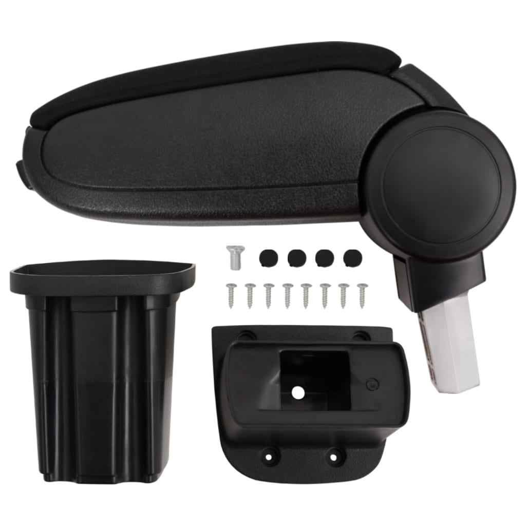 Vidaxl Armrest 12x32x (34-50) cm ABS Sort