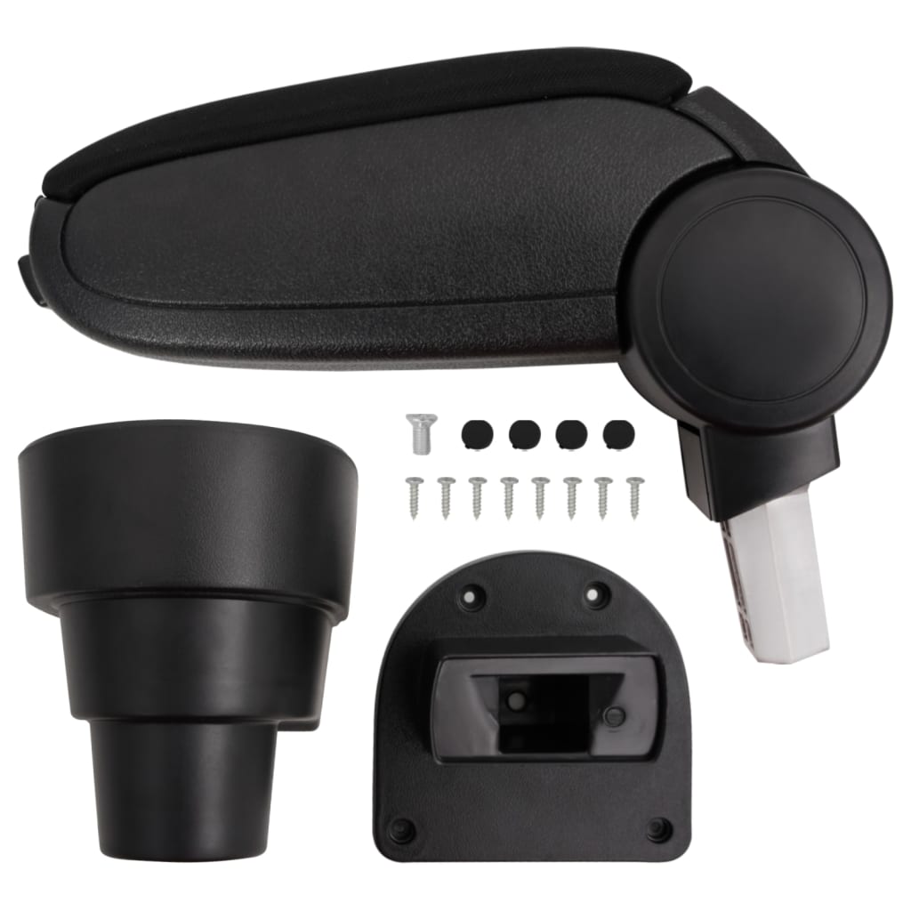 Vidaxl Armrest 15.5x32x (41-54) CM ABS Black