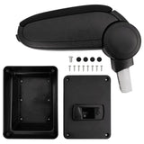Vidaxl Armrest 17x40x (31-49) cm ABS Sort