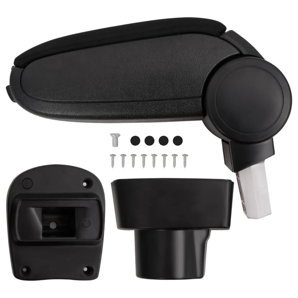 Vidaxl Armrest 12x32x (32-49) cm ABS Sort