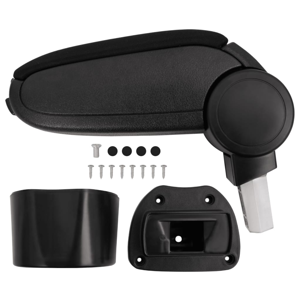 Vidaxl Armrest 14.5x31.5x (30-48) CM ABS Black