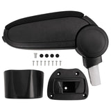 Vidaxl Armrest 14.5x31.5x (30-48) CM ABS Black
