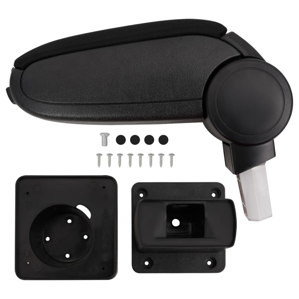 Vidaxl Armrest 13x31.5x (29-51) cm ABS Sort