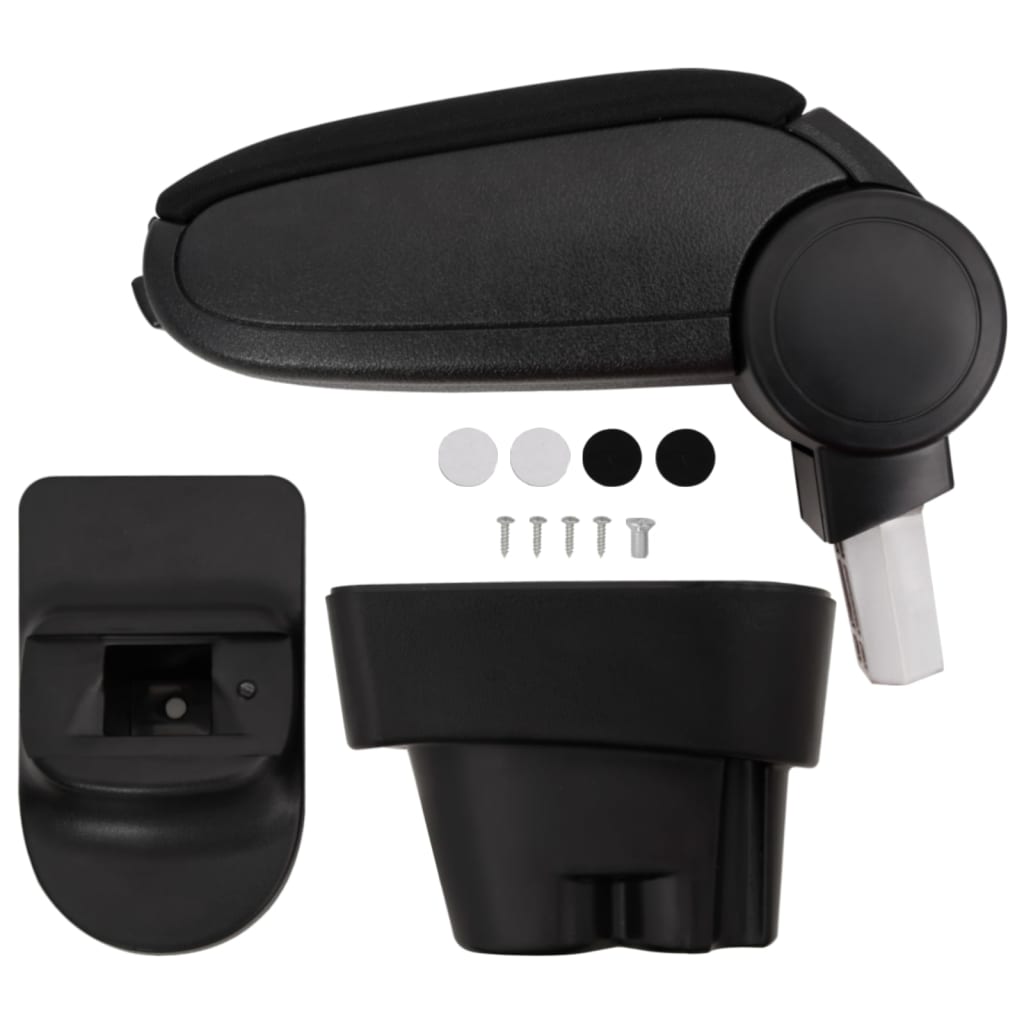 Vidaxl Armrest 12x36x (33,5-48) cm ABS Sort