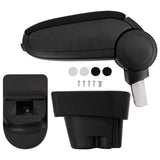 Vidaxl Armrest 12x36x (33,5-48) cm ABS Sort