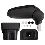 Vidaxl Armrest 17x32x (35,5-52) cm ABS sort